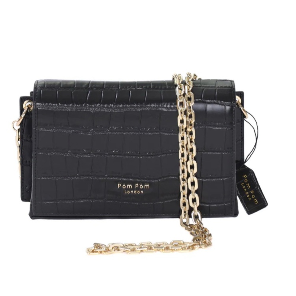 Pom Pom London Berkeley Bag in Black